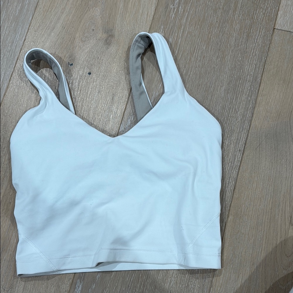 White Lululemon Align Tank Top